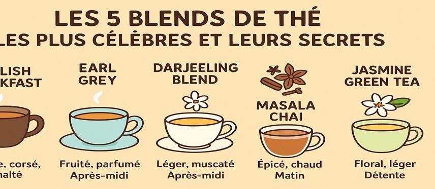 Les 5 blends de thé les plus célèbres et leurs secrets